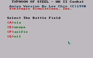 Typhoon Of Steel screenshot 3 for Amiga